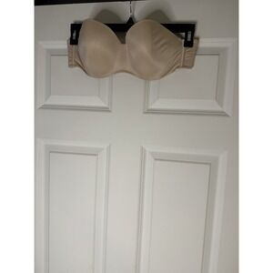 Victorias Secret Body By Victoria Multi Way Strapless Bra 38B No Straps Beige